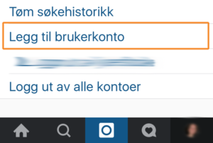 Step 3 som beskriver hvor du legger til ny konto