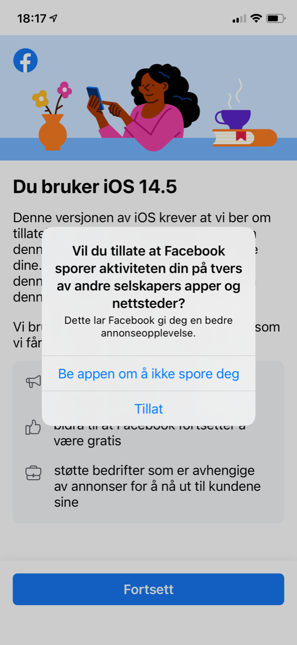 iOS 14.5 og Facebook